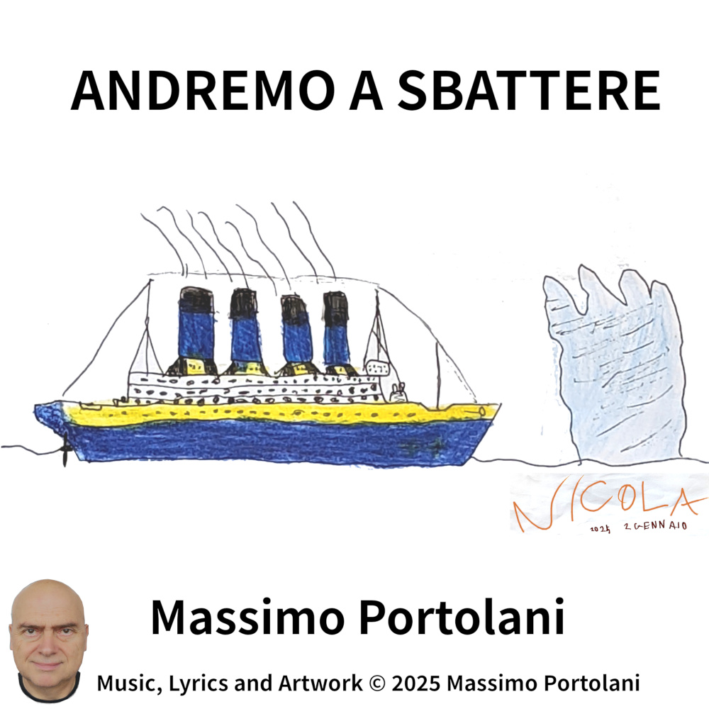 Copertina di Andremo a sbattere di Massimo Portolani