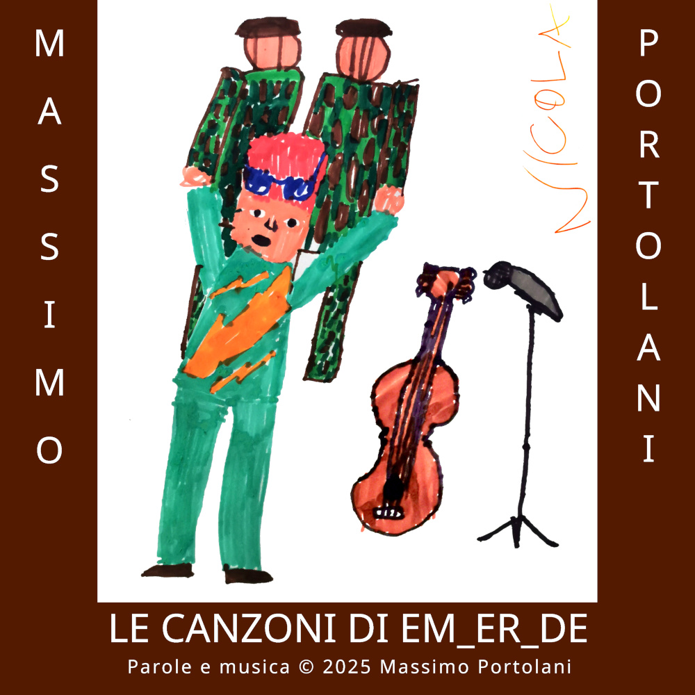 Copertina di Le canzoni di em_er_de di Massimo Portolani