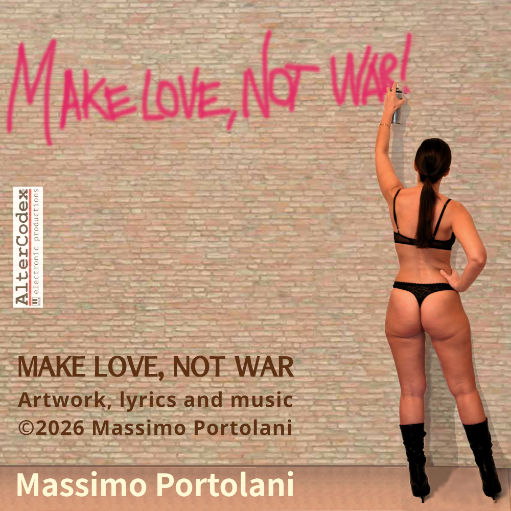 Copertina di Make Love Not War di Massimo Portolani