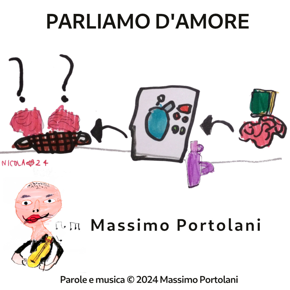 Copertina di Parliamo d'amore di Massimo Portolani